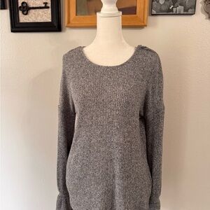 Lucky Brand Gray Women's Crew Neck Sweater